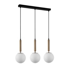 Lampa wisząca Ravena PND-2324-3L GD+OPA Italux