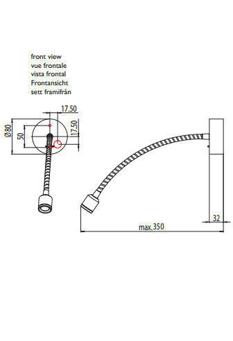 KINKIET FOSSO SURFACE 0756