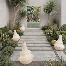 Lampa stojąca zewnętrzna LADY D - HP304GB EXT KARMAN