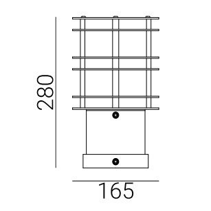 Słupek ogrodowy Stockholm Norlys art. 299