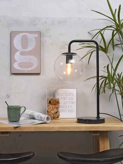 Lampa stołowa czarna WARSAW It's About RoMi