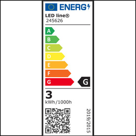 Taśma LED line 300 SMD3528 12V 4000K 4,8W IP67 245626