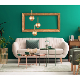 Lampa wisząca Ravena PND-2324-3A BRO+AMB Italux