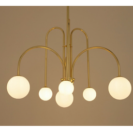 MOOSEE lampa wisząca NERI złota