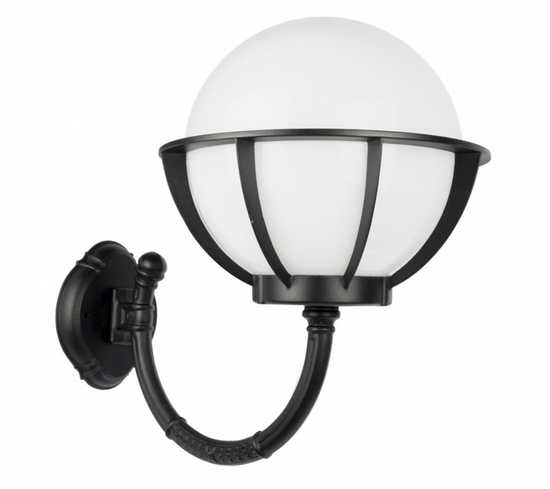 Kinkiet zewnętrzny KULE Z KOSZYKIEM K 3012/1/KPO 250 SU-MA