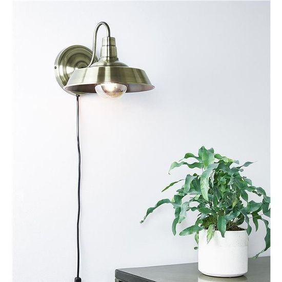 Kinkiet Grimsby Markslojd 107908 złoto antyczne