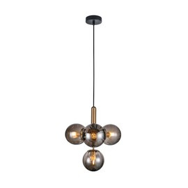 Lampa wisząca Ravena PND-2324-4B BRO+SG Italux