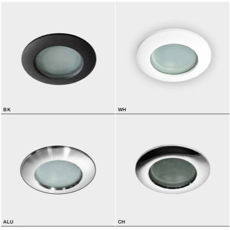 Wpust sufitowy EMILIO aluminium Azzardo