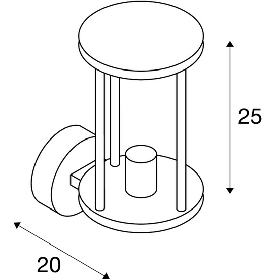 Lampa ścienna PHOTONIA 232045 SLV
