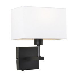 Kinkiet czarno biały Norte I A Italux - do wyczerpania zapasów