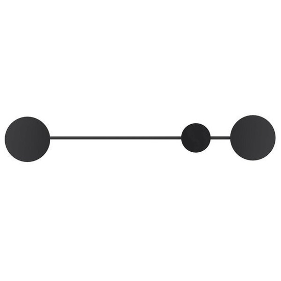 CZARNY KINKIET CLEX - 2 LED 120 cm Step Into Design