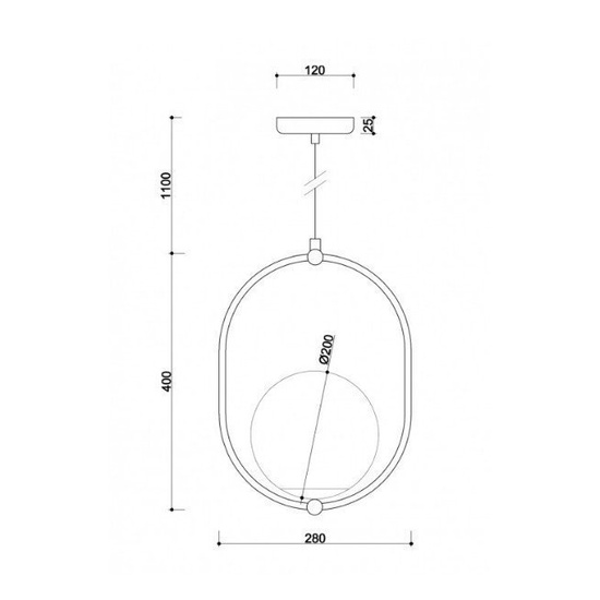 Oprawa wisząca Koban B biała 1p UMMO