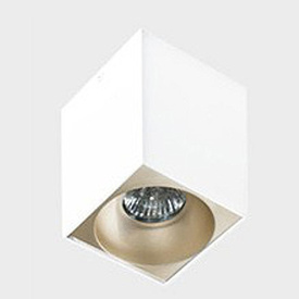 Plafon Hugo biały / szampański Azzardo