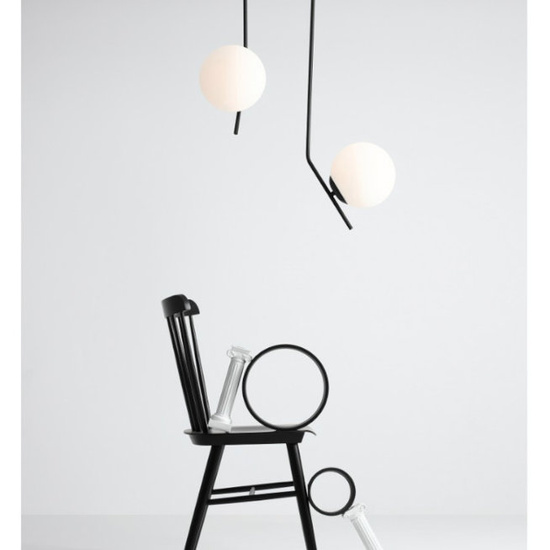 Lampa wisząca Gallia Long 1095PL_G1_L czarna