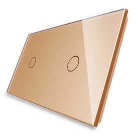 WL-7011-63 ZESTAW LIVOLO dwuprzyciskowy podwójny włącznik dotykowy