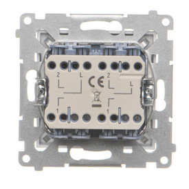 Łącznik żaluzjowy podwójny trójpozycyjny Simon 55