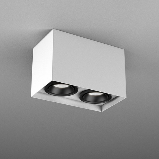 Plafon SQUARES next 50x2 LED 3000K DALI 36° AQform