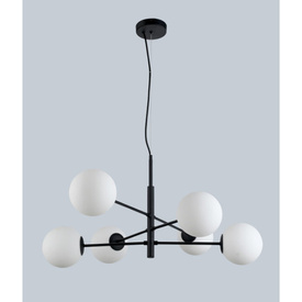 Oryginalna lampa wisząca Oviedo 6 Black Azzardo 