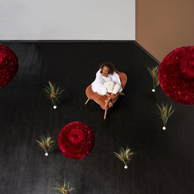 Lampa wisząca EOS mini czerwona UMAGE 