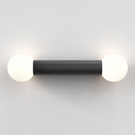 KINKIET Ortona IP44 Twin Matowoczarny