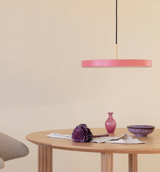 Lampa wisząca Asteria medium różowy UMAGE