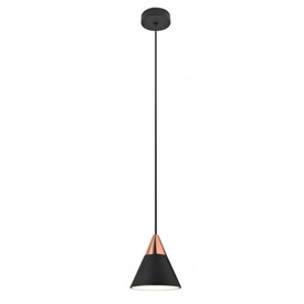 Lampa wisząca  Tentor Rose Gold AZ3085 + Trapeze black AZ3089 Azzardo