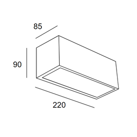 Kinkiet zewnętrzny LIA biały 05-4401-14-B8 Leds-C4 
