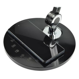 Lampka biurkowa LED MAX z ładowarką indukcyjną wireless czarna BL025E