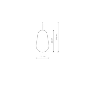 Klosz CAMELEON PEAR M TR/G 8533 Nowodvorski