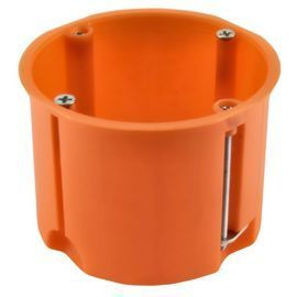 P60DF Puszka do pustych ścian (karton-gips) ,z wkrętami, pomarańczowa SIMET- głębokość 60mm