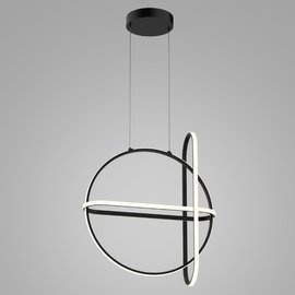 Lampa wisząca czarna Cerrila Italux