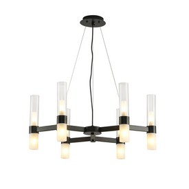 Lampa wisząca CANDELA-6 czarna 70 cm Step into design 