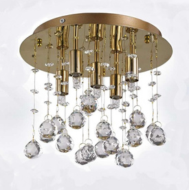 Lampa wisząca MOONLIGHT PL5 ORO 094663 IDEAL LUX