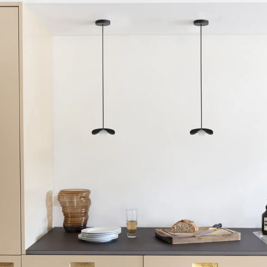 Lampa wisząca Forget me not czarna UMAGE