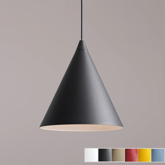 Czarna lampa wisząca Form Aldex