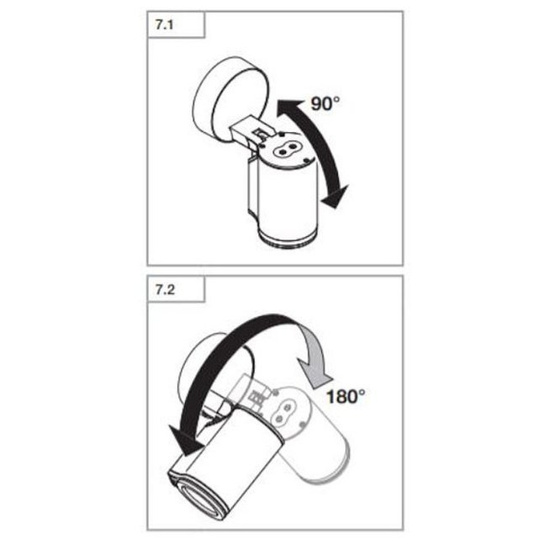 Kinkiet zewnętrzny LED 15W Steinel Spot DUO Connect z czujnikiem antracyt