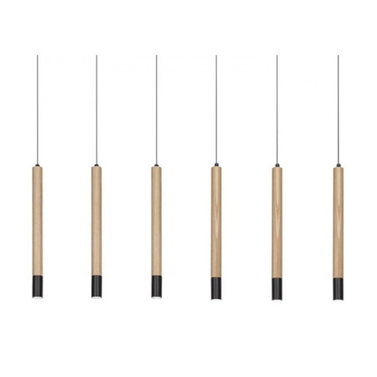 Lampa wisząca Izolda 6 Azzardo