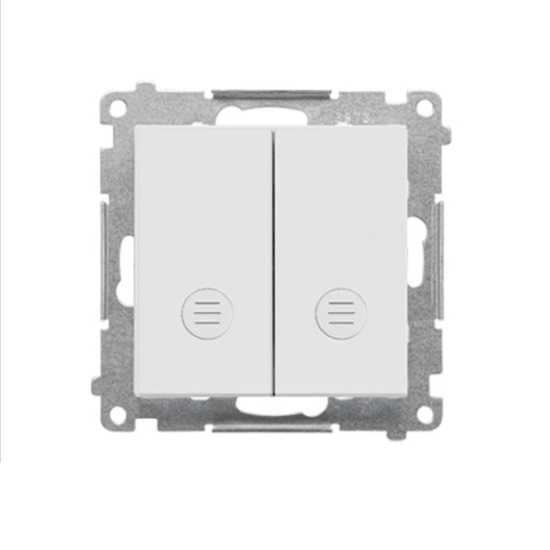 Łącznik schodowy podwójny z podświetleniem Simon 55 