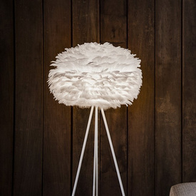 Lampa podłogowa tripod EOS medium biała UMAGE