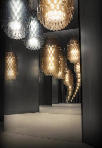 Lampa wisząca Chantal pomarańczowa S Slamp