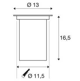 Lampa ogrodowa DASAR 80 - 229320