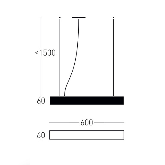 Lampa wisząca Accent Z 60 Chors
