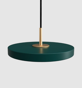 Lampa wisząca Asteria mikro ciemna zieleń UMAGE