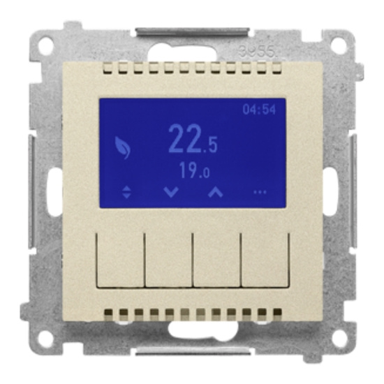 Termostat z wyświetlaczem Simon 55