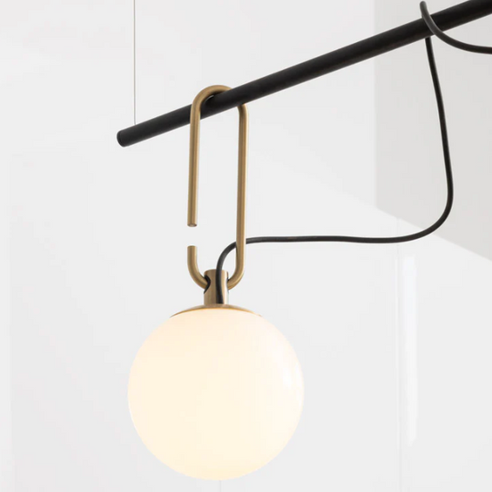 Lampa wisząca ze szkła dmuchanego NH S1 14 Artemide