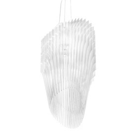 Lampa wisząca Avia biała L Slamp