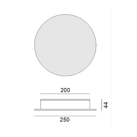 Kinkiet Luna WL2 250 Zaho Lighting