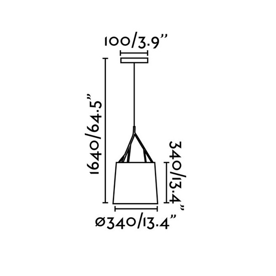 Lampa wisząca Tree biała Faro 29865