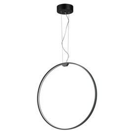 Lampa wisząca ACIRCULO LED CZARNA 60 CM