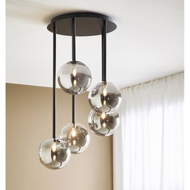 Lampa wisząca Universe 5L czarna Markslojd